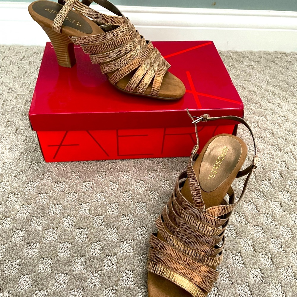 Gold sandals